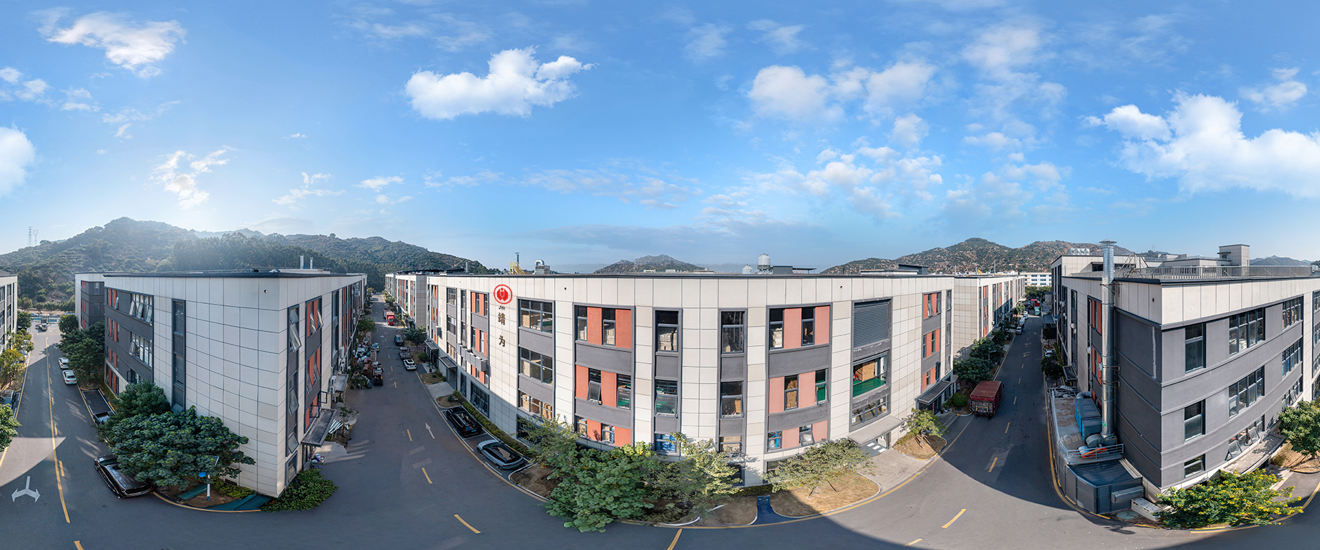 Jingwei custom injection molding factory aerial view and manufacturing facility in China
